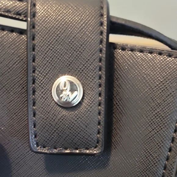 Nine West Black Crossbody Phone Pouch with Chain Strap - Picture 4 of 6